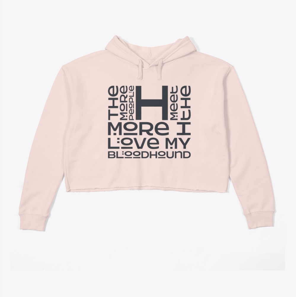 Bloodhound Squad crop hoodie